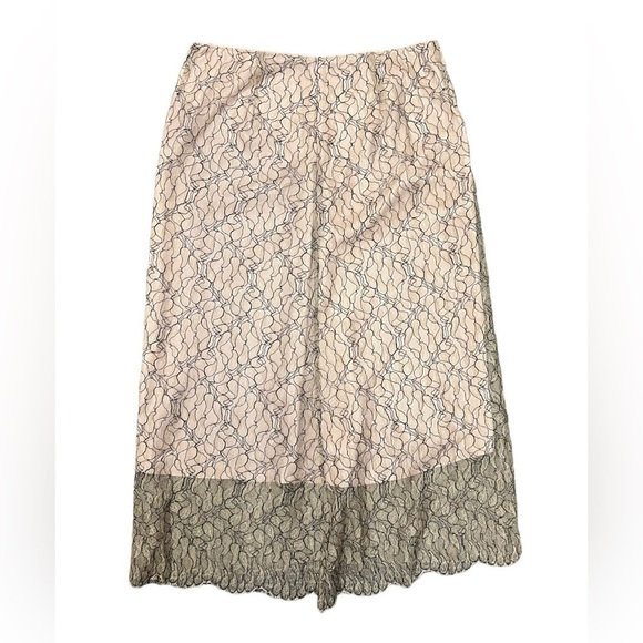 Vince Blush Lace Skirt Size 14 - Picture 4 of 10
